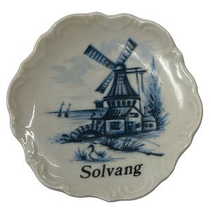 Vintage Papel California Miniature‎ Hanging Plate - 4x4 USA Made